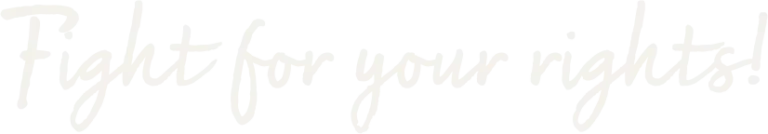 Statement: Fight For Your Rights!
