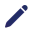Pencil blue icon