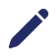 Pencil blue icon